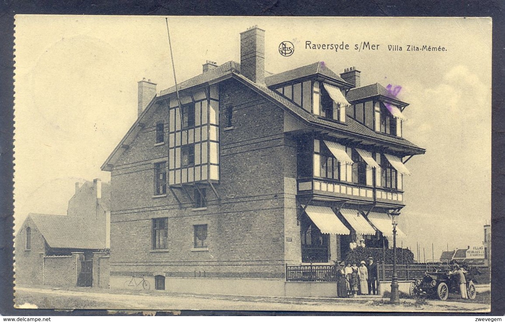 RAVERSSYDE S/MER - Villa Zita-Mémée (Feldpost Marine-Korps A ) - Oostende