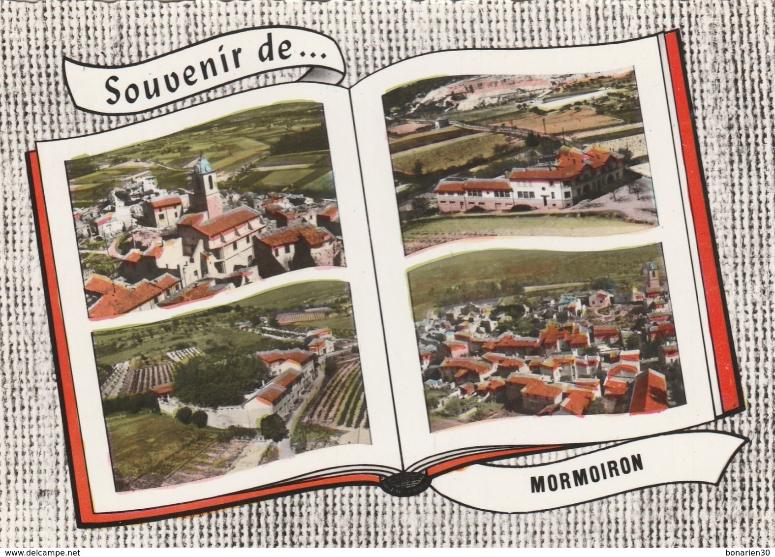 CPSM 84 MORMOIRON  SOUVENIR MULTIVUES LIVRE OUVERT - Mormoiron