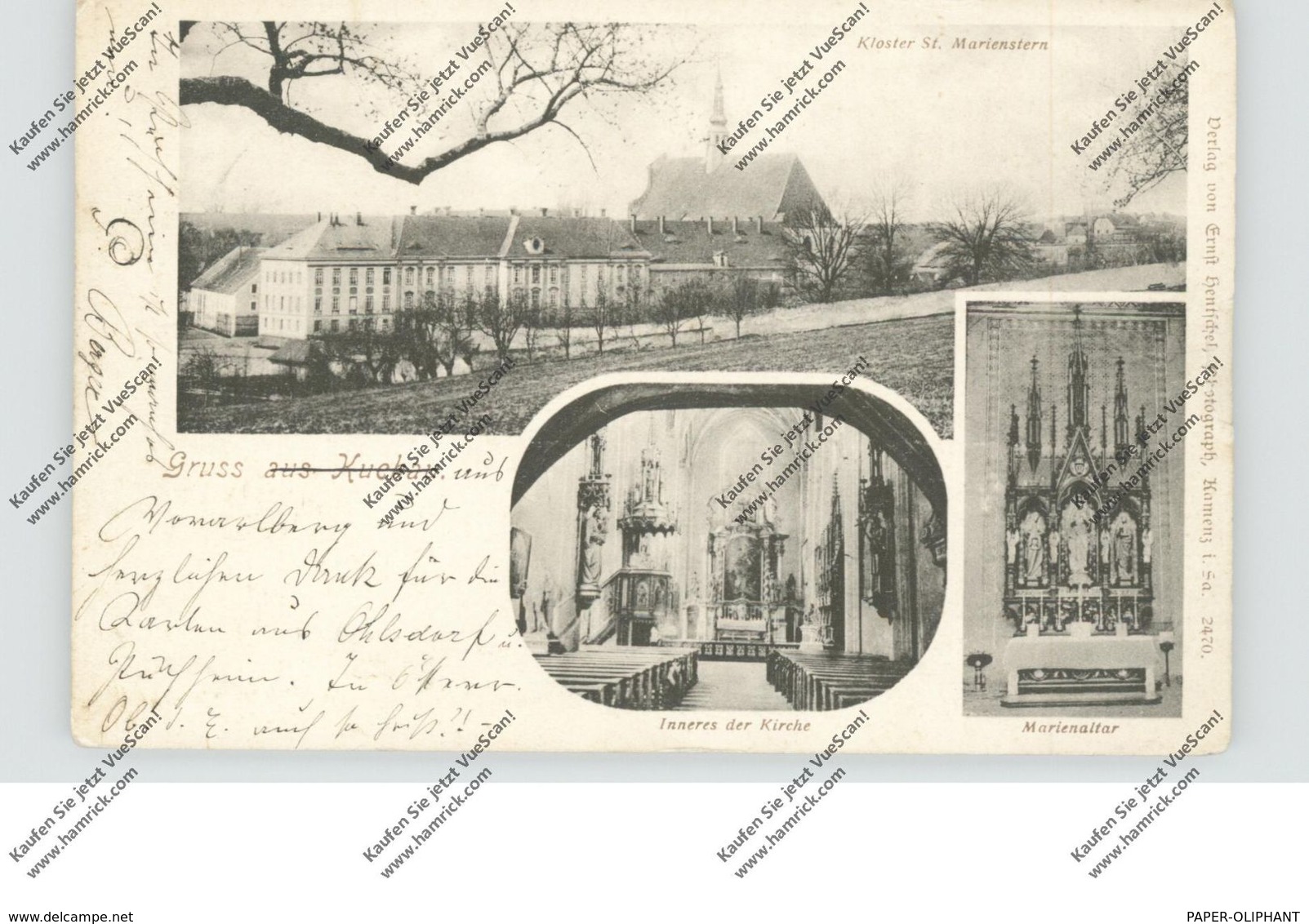 0-8291 PANSCHWITZ - KUCKAU, Gruss Aus.... 1904 - Panschwitz-Kuckau