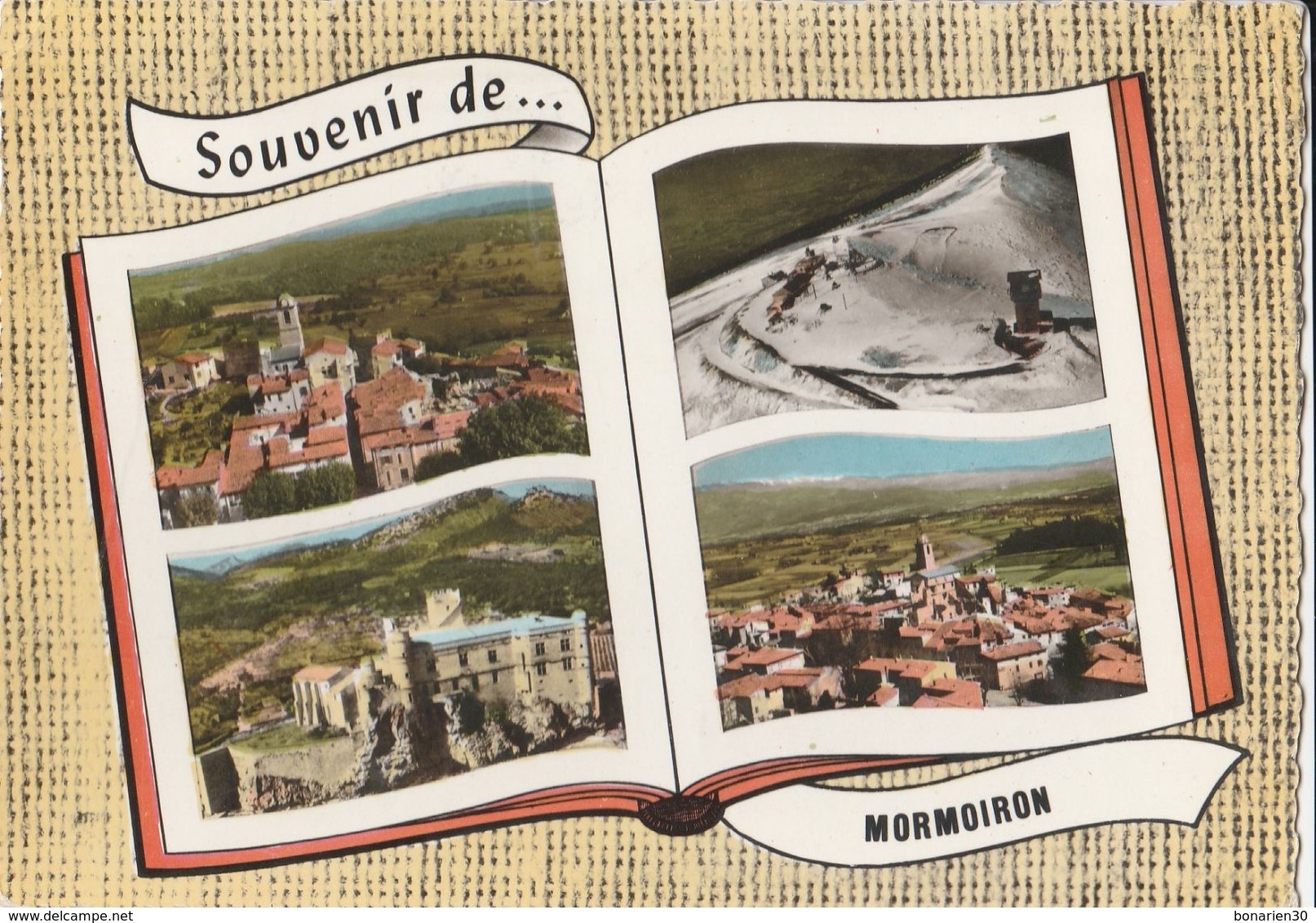 CPSM 84 MORMOIRON  SOUVENIR MULTIVUES LIVRE OUVERT LE VENTOUX - Mormoiron