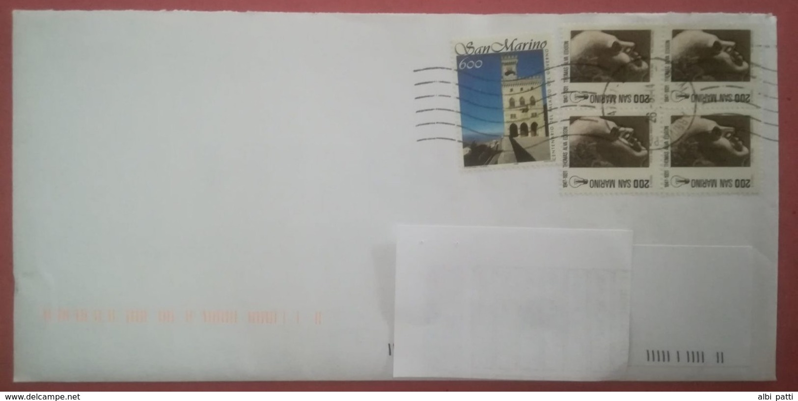 SAN MARINO COVER TO ITALY - Storia Postale