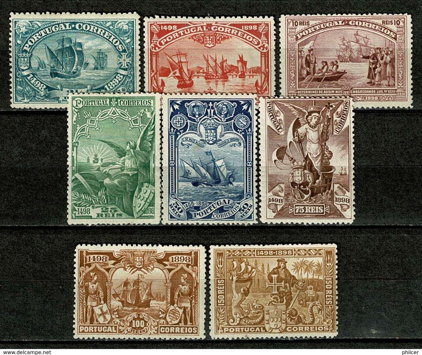 Portugal, 1898, # 148/155, MH - Unused Stamps