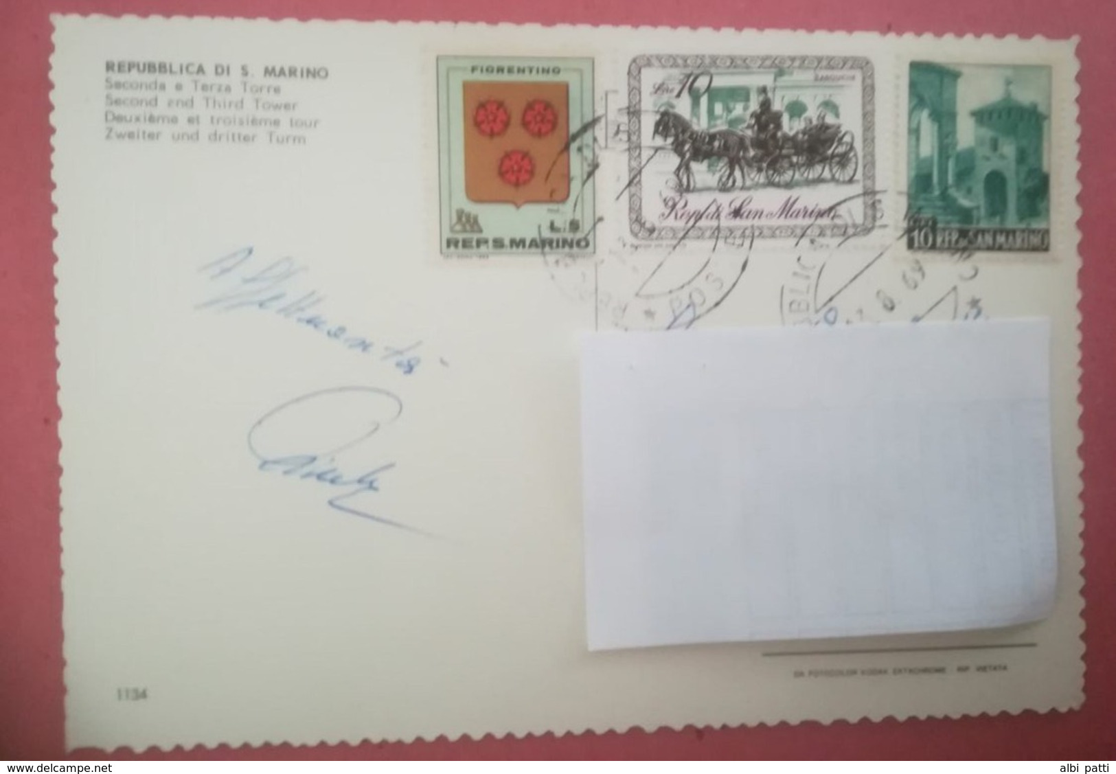 SAN MARINO COVER TO ITALY - Lettres & Documents