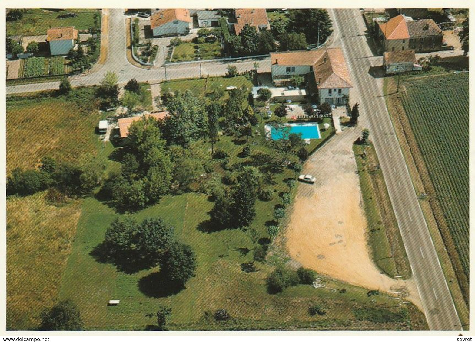 HAGETMAU   -  LA CREMAILLERE - Hôtel Restaurant De Tourisme - Jeanine Et Gérard Bourdieu , Propriétaire .  Belle Carte - Hagetmau