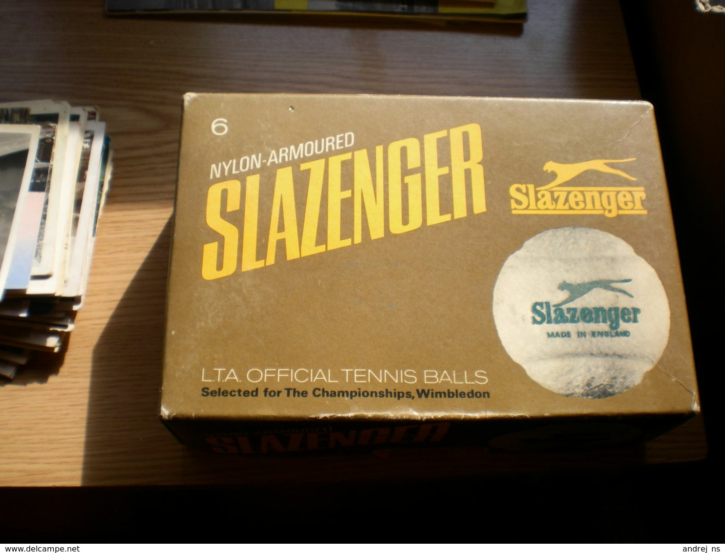 Nilon Armoured Slazenger Made In England LTA Official Tennis Balls Selected For The Championships Wimbledon - Bekleidung, Souvenirs Und Sonstige