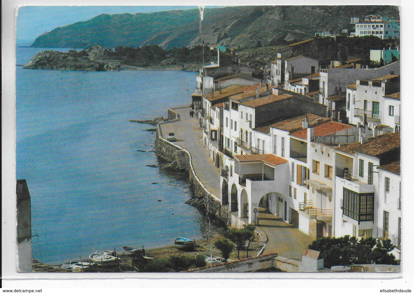 ESPAGNE - OBLITERATION "CLUB MEDITERRANEE GERONA" ! Sur CARTE De CADAQUES => GRENOBLE - Lettres & Documents