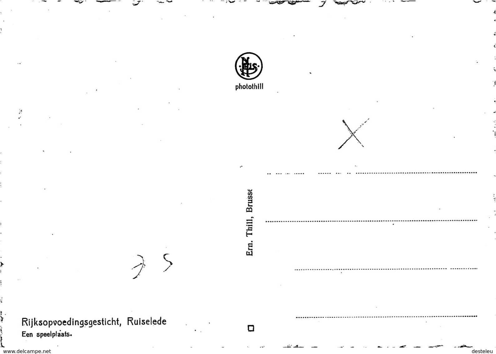 Rijksopvoedingsgesticht - Een Speelplaats - Ruiselede - Ruiselede