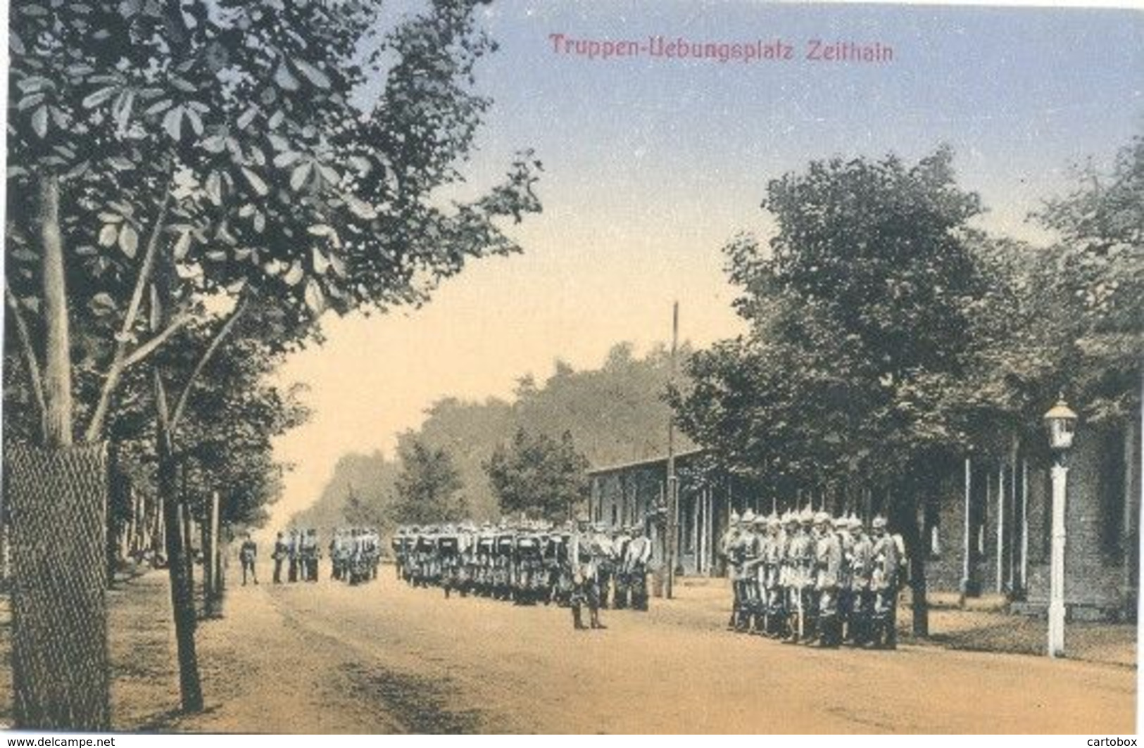 Zeithain, Truppen - Uebungsplatz Zeithain  (Militair Feldpost Veldpost Stempel Soldatenbrief ) 3 X Scan - Zeithain