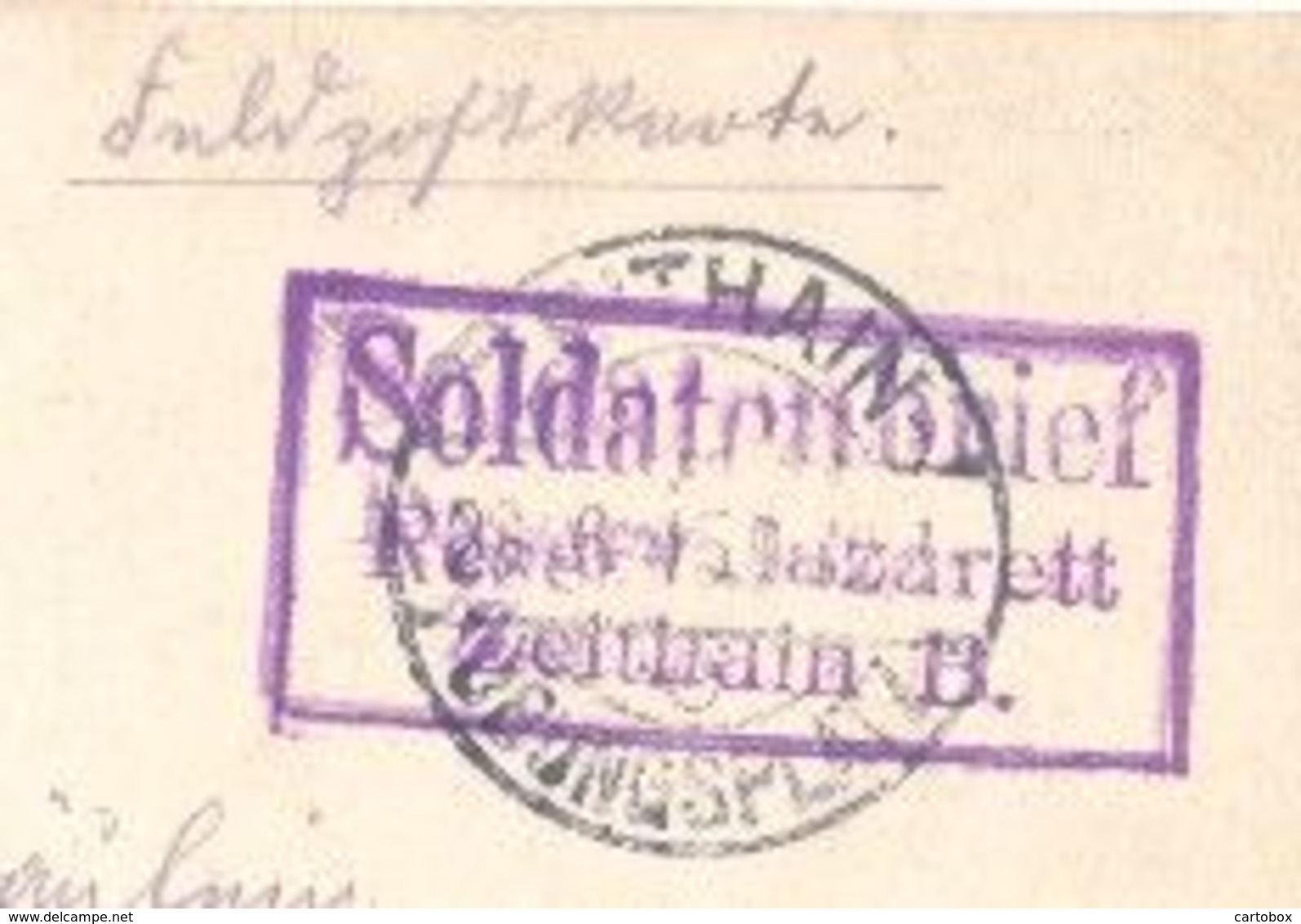 Zeithain, Truppen - Uebungsplatz Zeithain  (Militair Feldpost Veldpost Stempel Soldatenbrief ) 3 X Scan - Zeithain