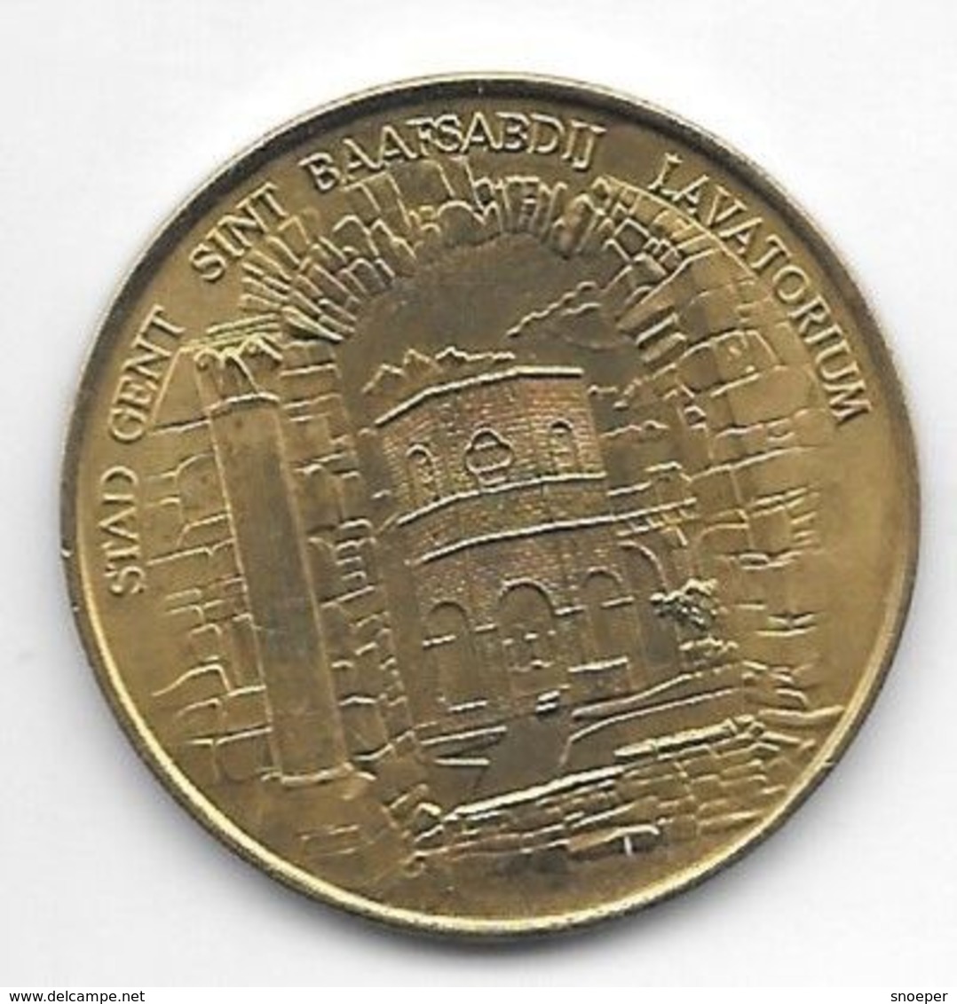 *gemeente Penning Gent St Baarsabdij 1980 - Tokens Of Communes