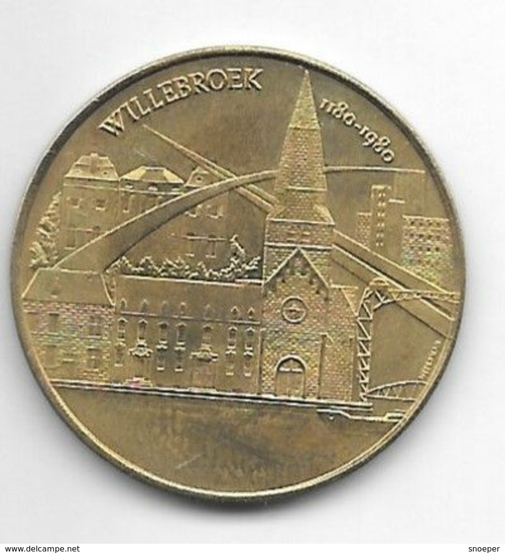 *gemeente Penning  Willebroek 50 Kapoenen 1980 - Tokens Of Communes