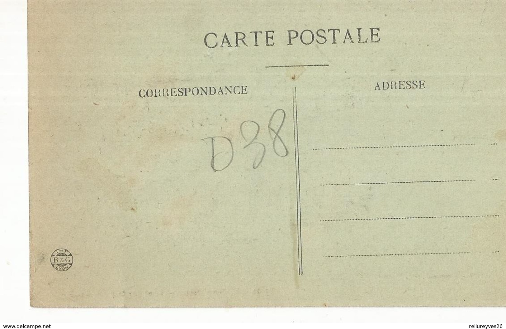 CPA ,D.38, N°1651 ,Chanas , Pont Sur La Petite Rivière  Ed. B.G. - Chanas