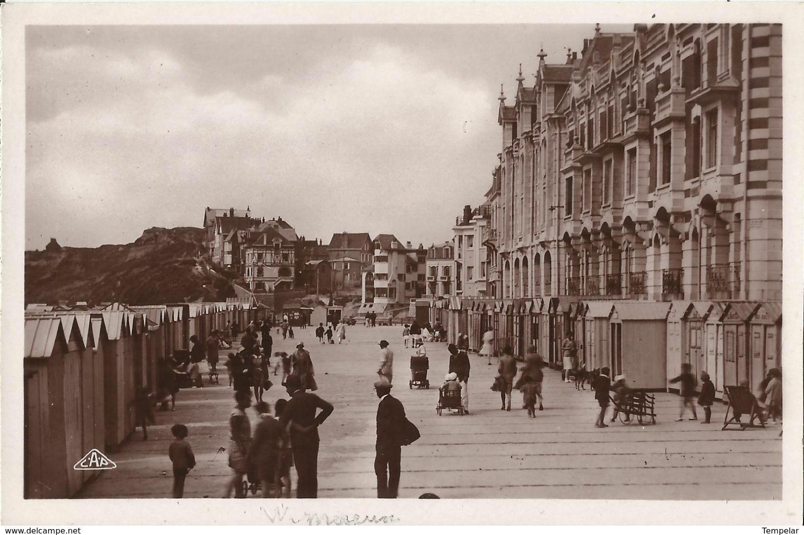 62. WIMEREUX - La Digue Et Les Villas - Andere & Zonder Classificatie