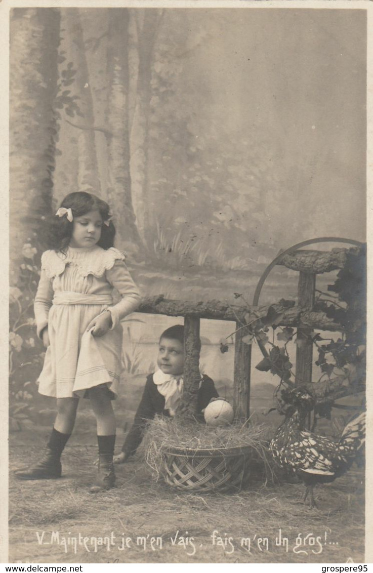 ENFANTS OEUFS DE PAQUES R.P.I LOT DE 5 CARTES PRECURSEUR 1903 - Collections, Lots & Series