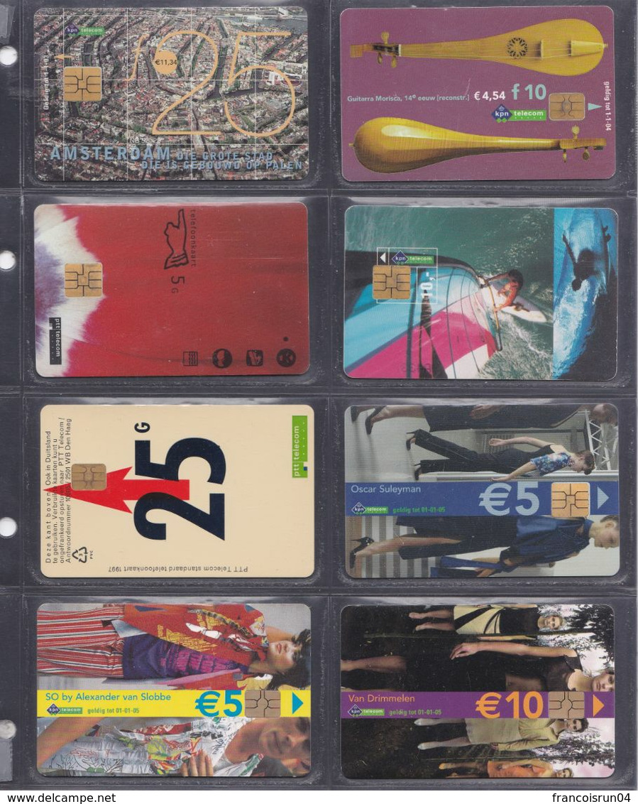 PAYS BAS 8 Cartes Téléphonique - Collections