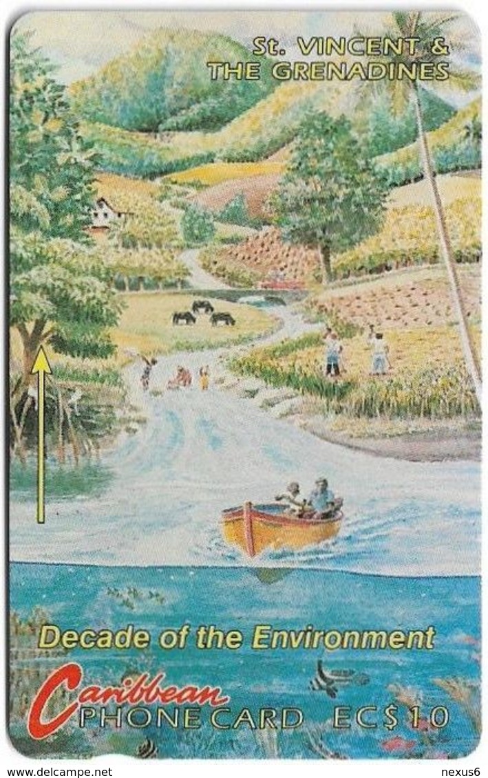 St. Vincent & Grenadines - Environment River, 4CSVA, 1991, 6.000ex, Used - St. Vincent & The Grenadines