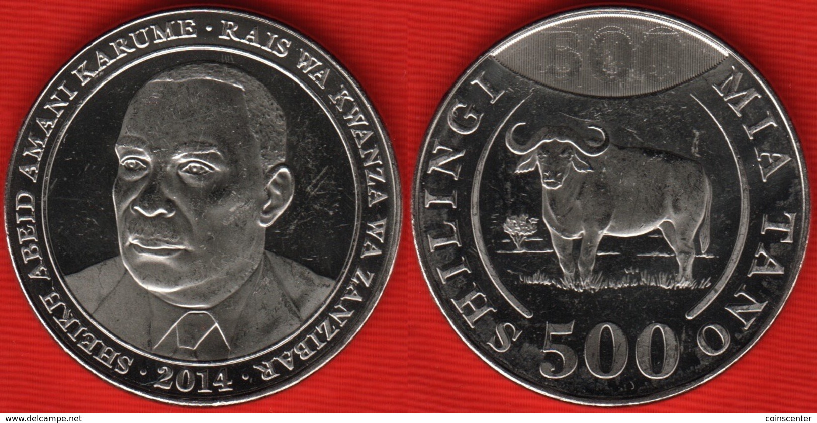 Tanzania 500 Shillings 2014 "Buffalo" UNC - Tanzania