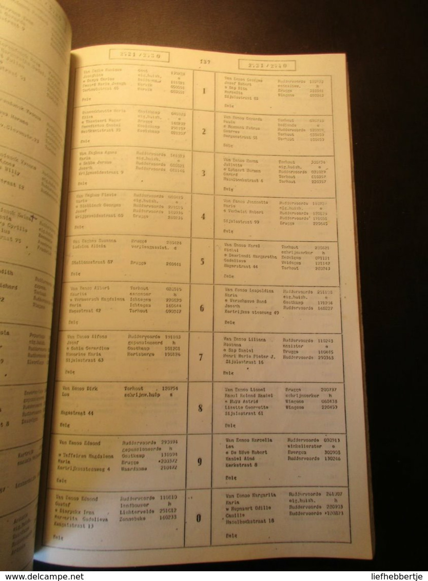 Kiezerslijst Ruddervoorde 1976-1978 - Geschichte