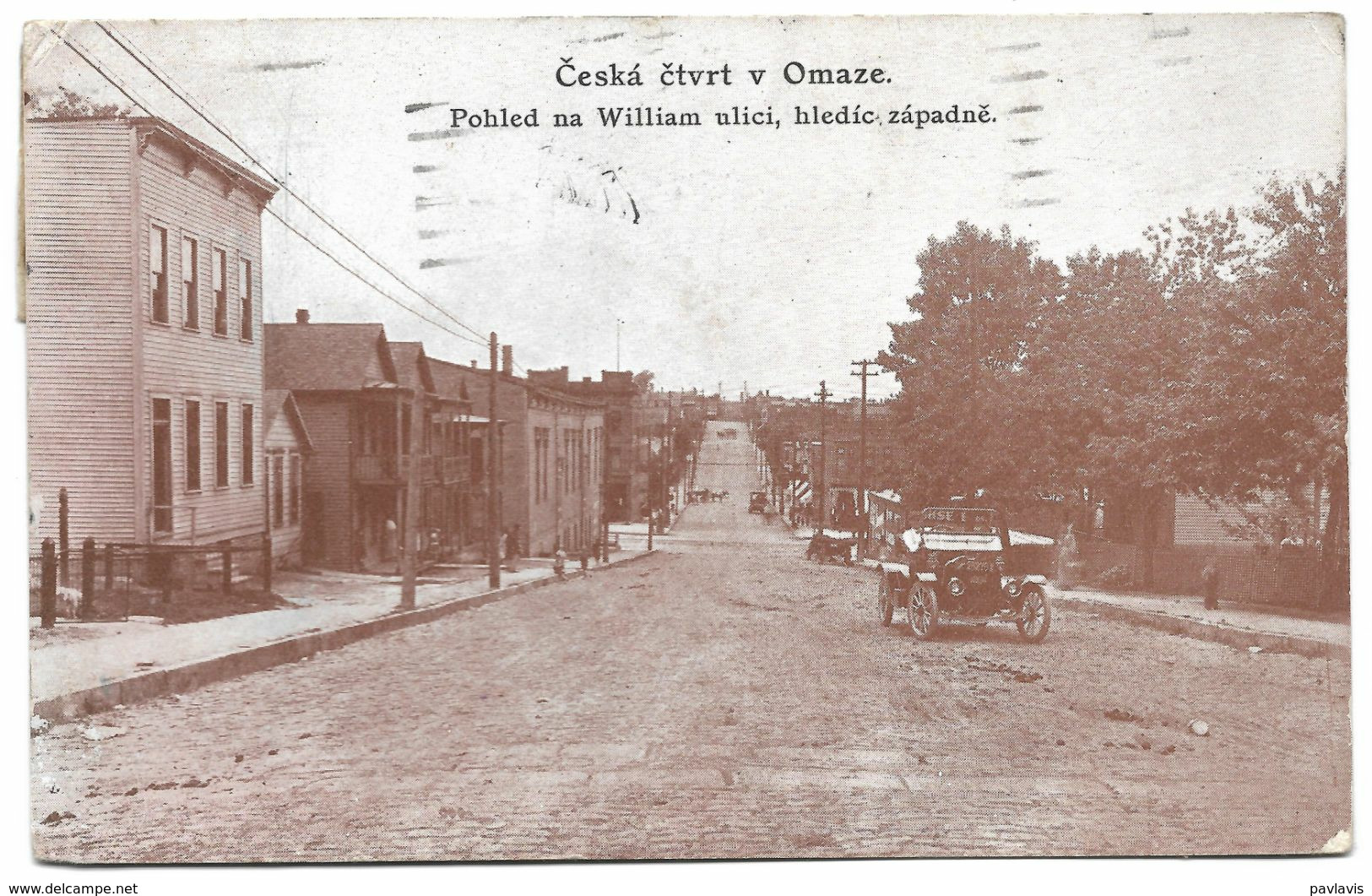 USA – Omaha – Czech Quarter In Omaha / Česká čtvrť V Omaze – William St. – Stamps 1 Cent – Year 1921 - Omaha
