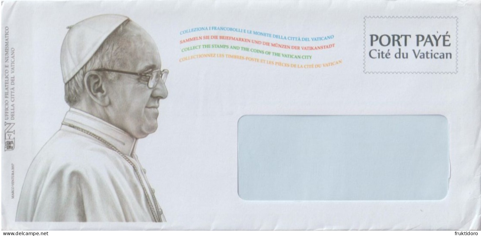 Vatican City - Port Payé - Envelopes With Drawings About Pope Francis I - St Peter's Basilica - Lettres & Documents