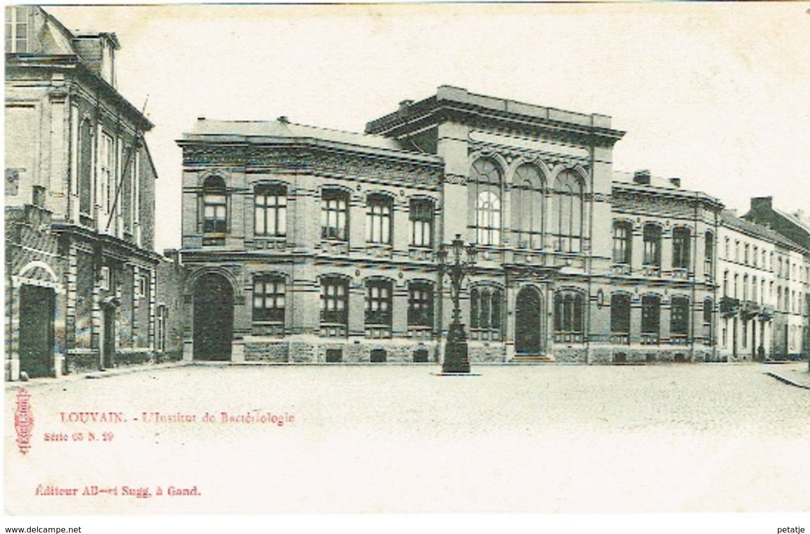 Louvain , L'Institut Bactériologie - Leuven