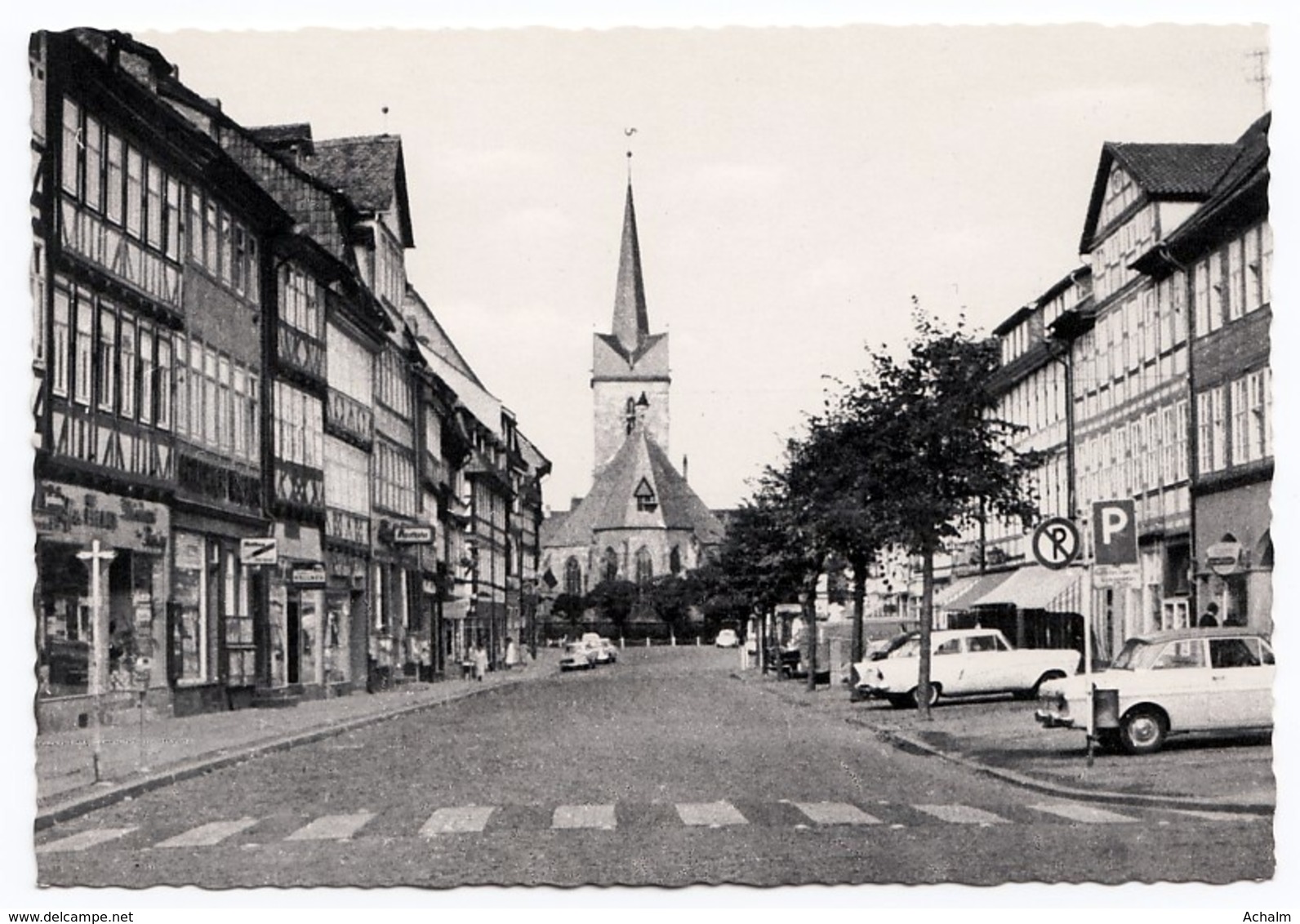 Duderstadt - Marktstrasse Mit St. Servatius-Kirche (2) - Duderstadt