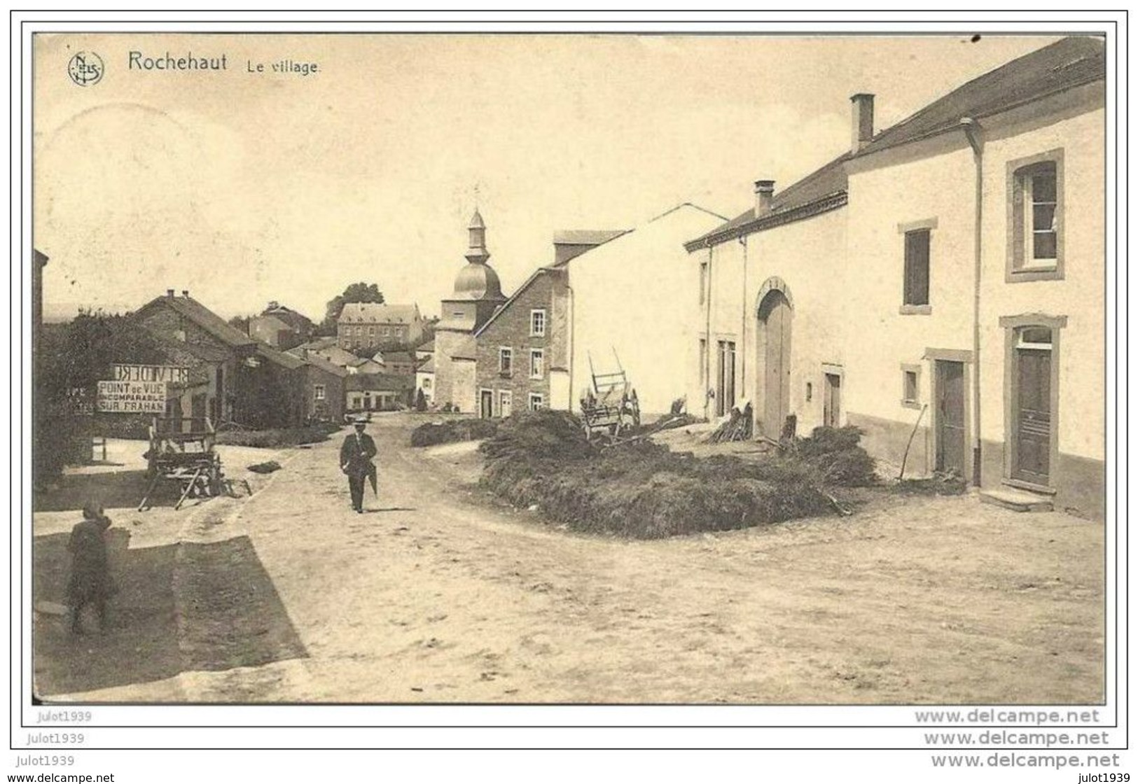 ROCHEHAUT ..--  Le Village . Vers FOREST ( Mme Vve FAUCONNIER ) . Voir Verso . - Bouillon