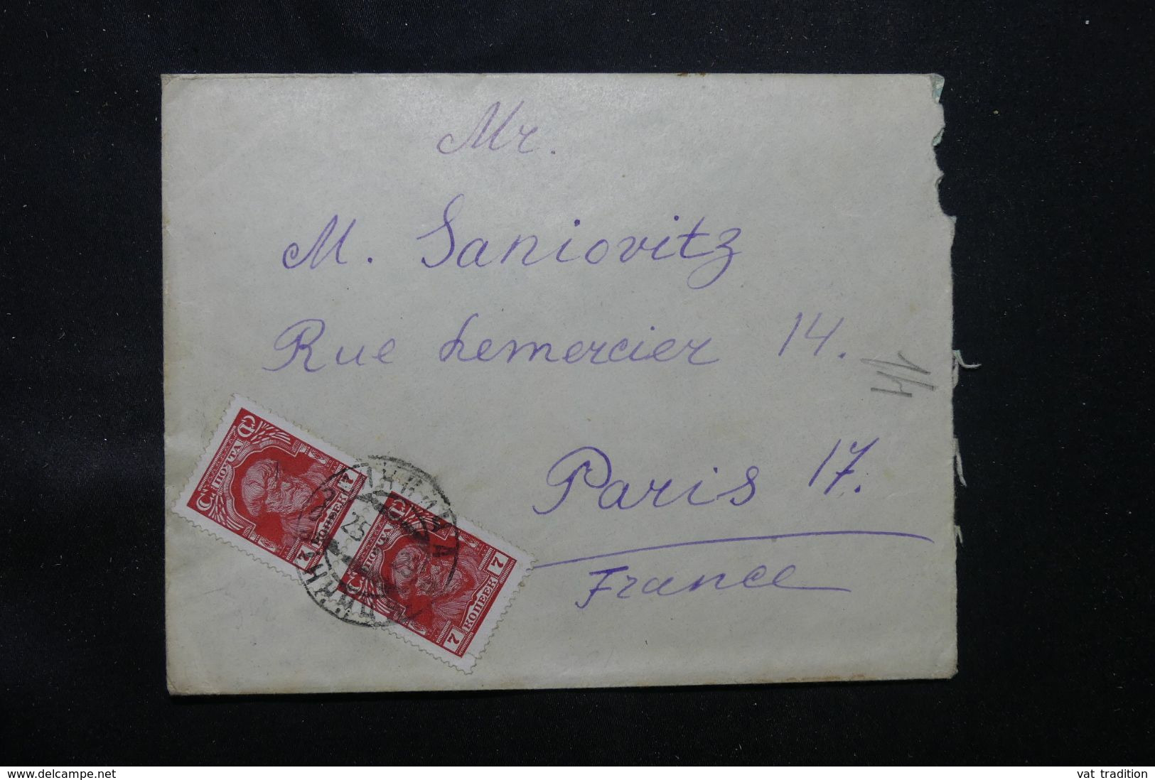 U.R.S.S. - Enveloppe Pour Paris En 1926 - L 68451 - Covers & Documents