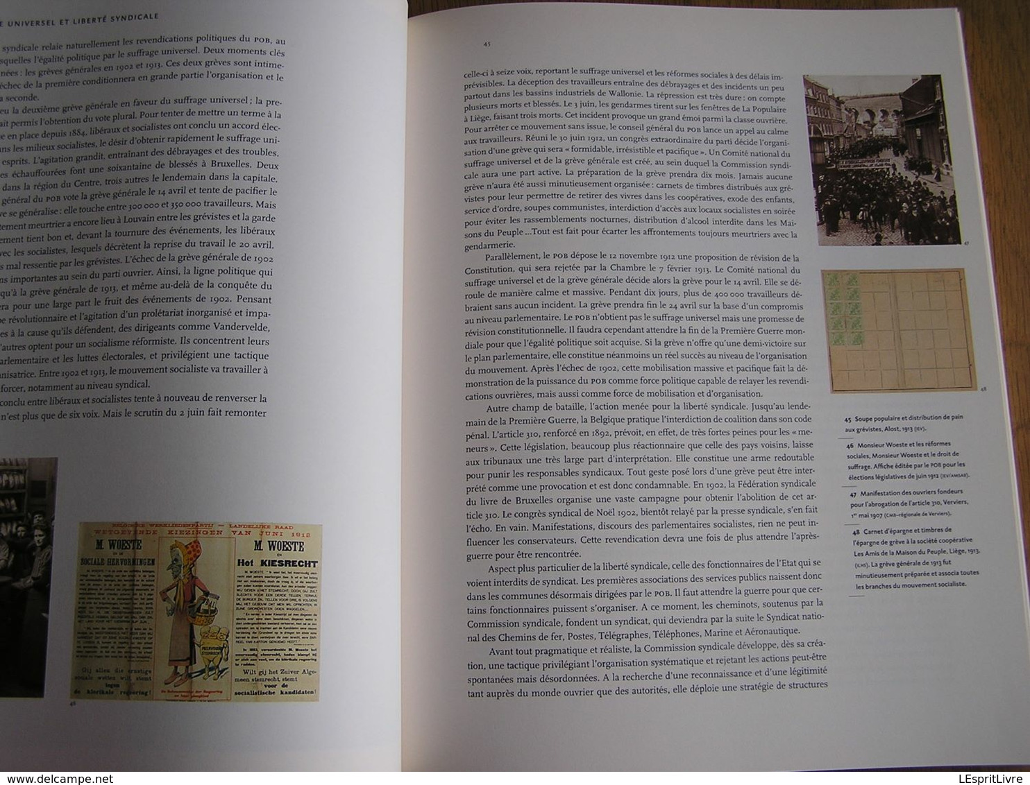 UN SIECLE DE SOLIDARITE 1898 1998 Régionalisme Histoire du Syndicat Socialiste Industrie Métallurgie Sidérurgie Belgique