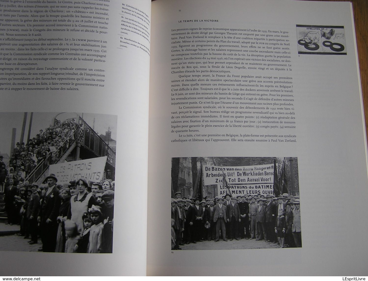 UN SIECLE DE SOLIDARITE 1898 1998 Régionalisme Histoire du Syndicat Socialiste Industrie Métallurgie Sidérurgie Belgique