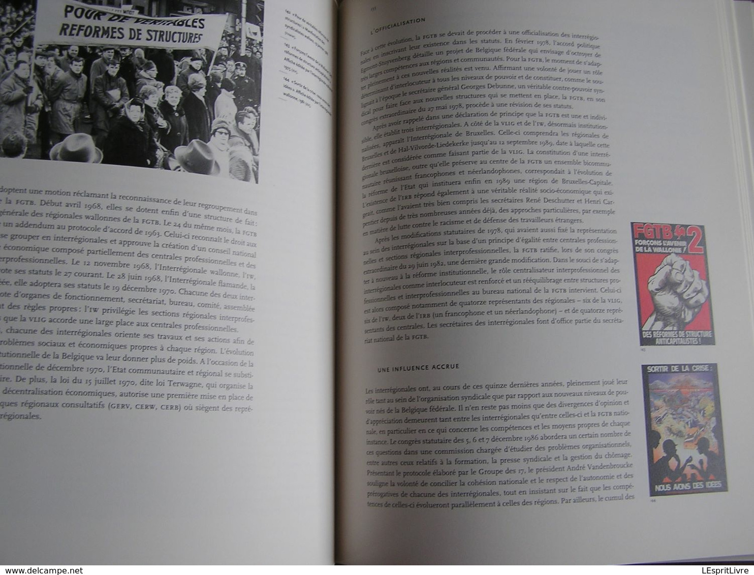 UN SIECLE DE SOLIDARITE 1898 1998 Régionalisme Histoire du Syndicat Socialiste Industrie Métallurgie Sidérurgie Belgique