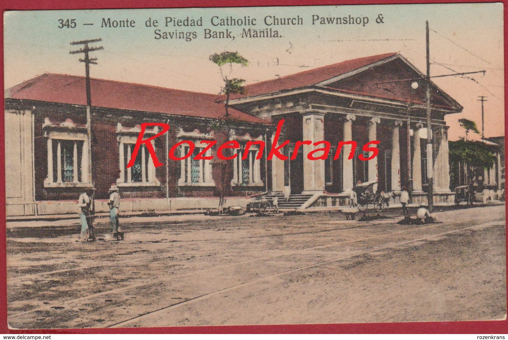 Manila Monte De Piedad Catholic Church Pawnshop & Saving Bank Philippines Philippinen Filipinas De Filippijnen CPA - Filippijnen