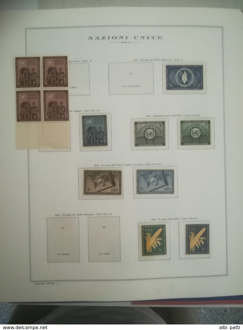 O.N.U. - UNITED NATIONS - NEW YORK - GINEVRA - VIENNA - ADVANCED COLLECTION FROM 1951 TO 1984  MNH** - Collections, Lots & Séries