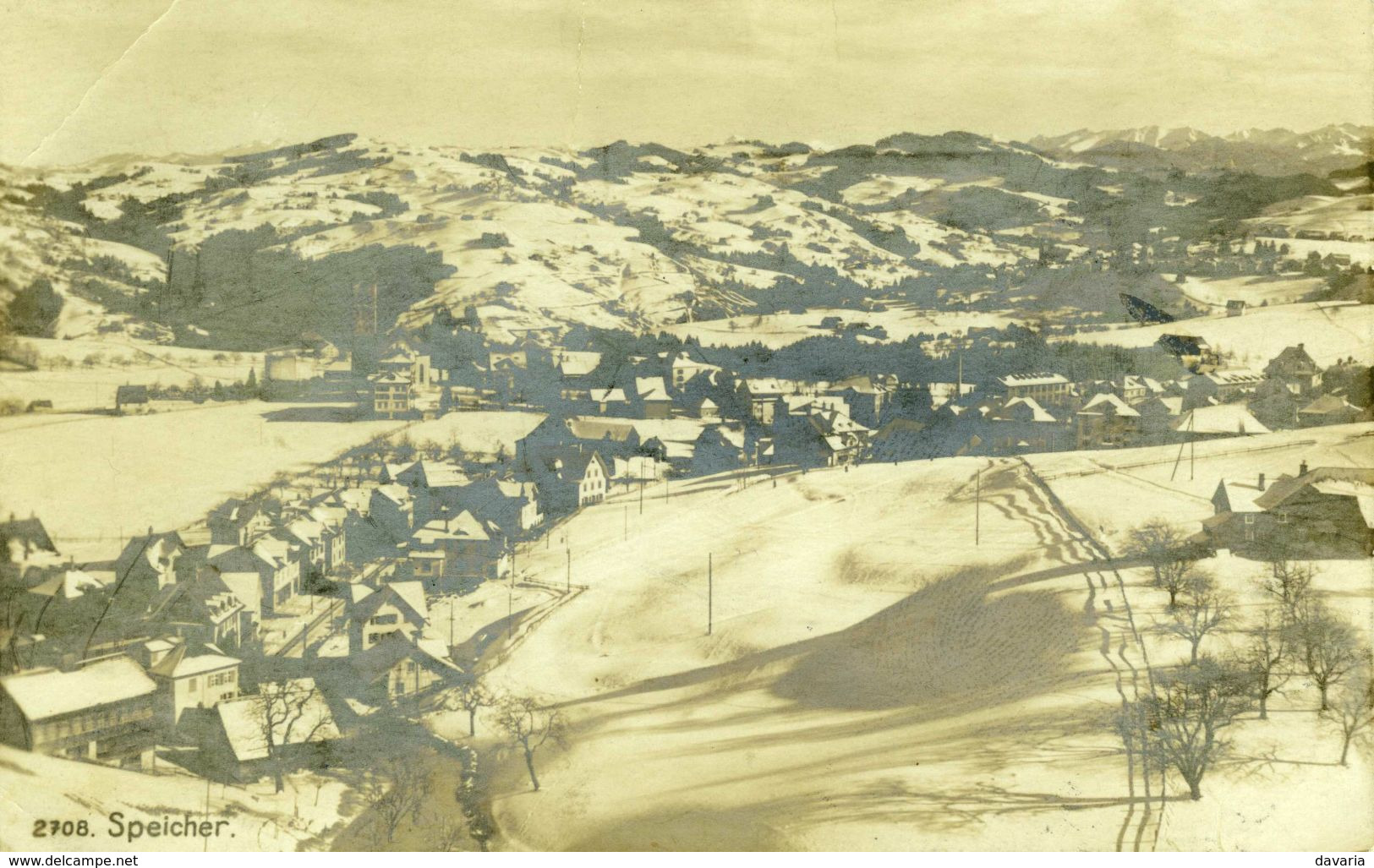 Alte AK Speicher Im Schnee 1919 - Speicher