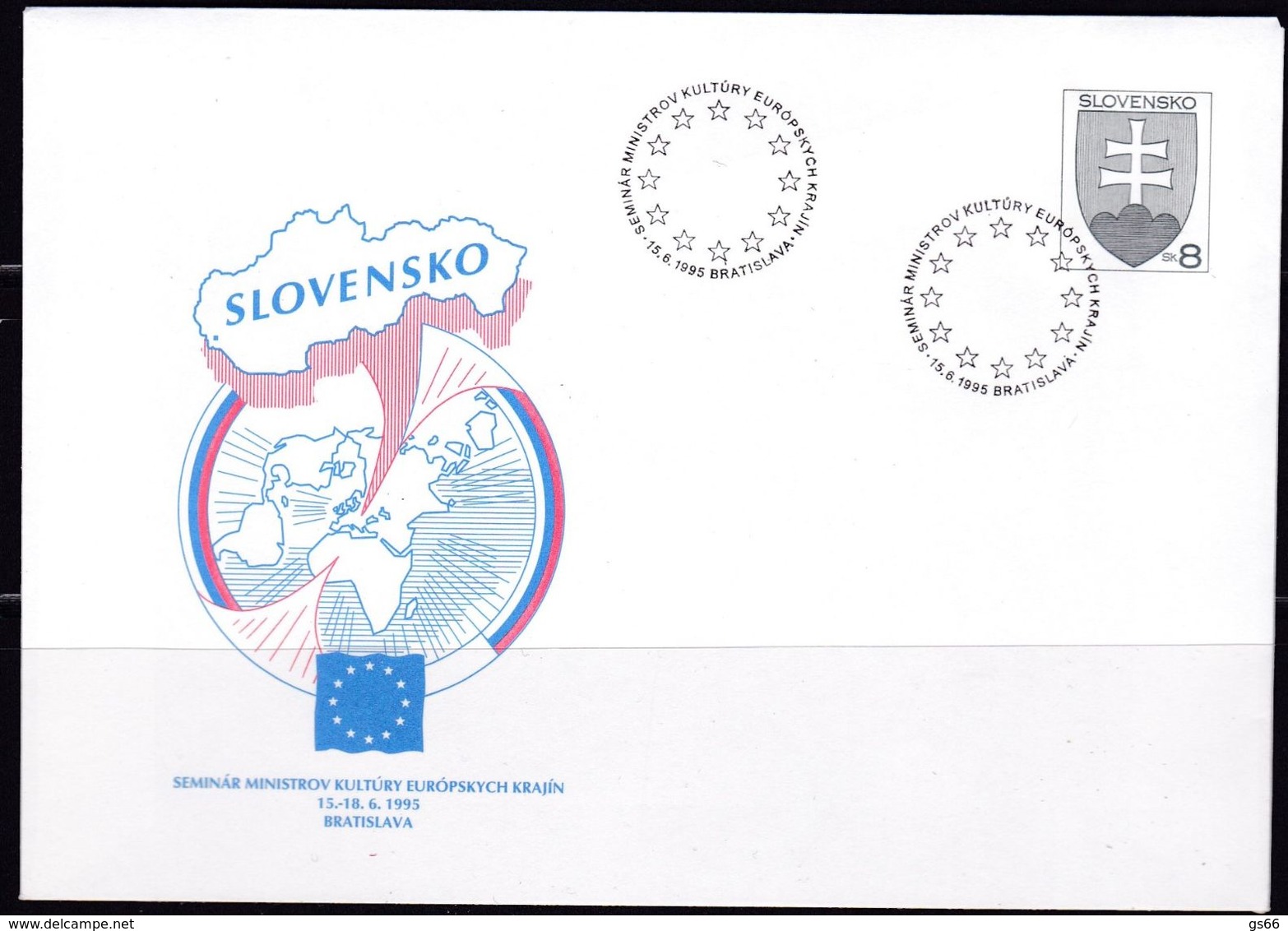 Slowenko, 1996,  U 3, Seminar Der Kultusminister, Seminar Of The Ministers Of Culture - Briefe