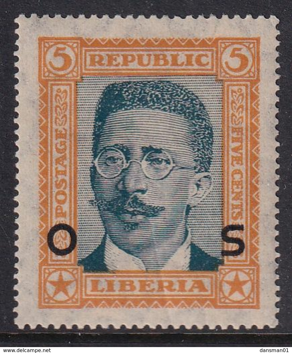 Liberia 1923 Official Sc O144 Mint Hinged - Liberia