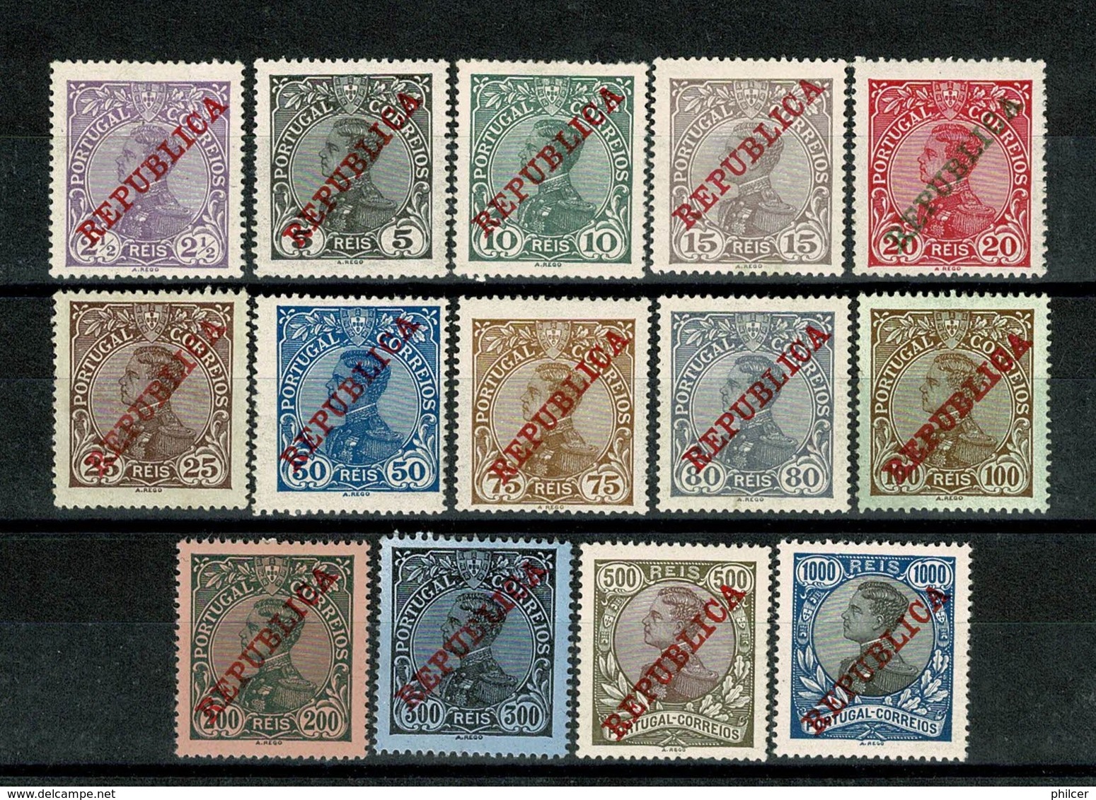 Portugal, 1910, # 170/83, MH - Unused Stamps