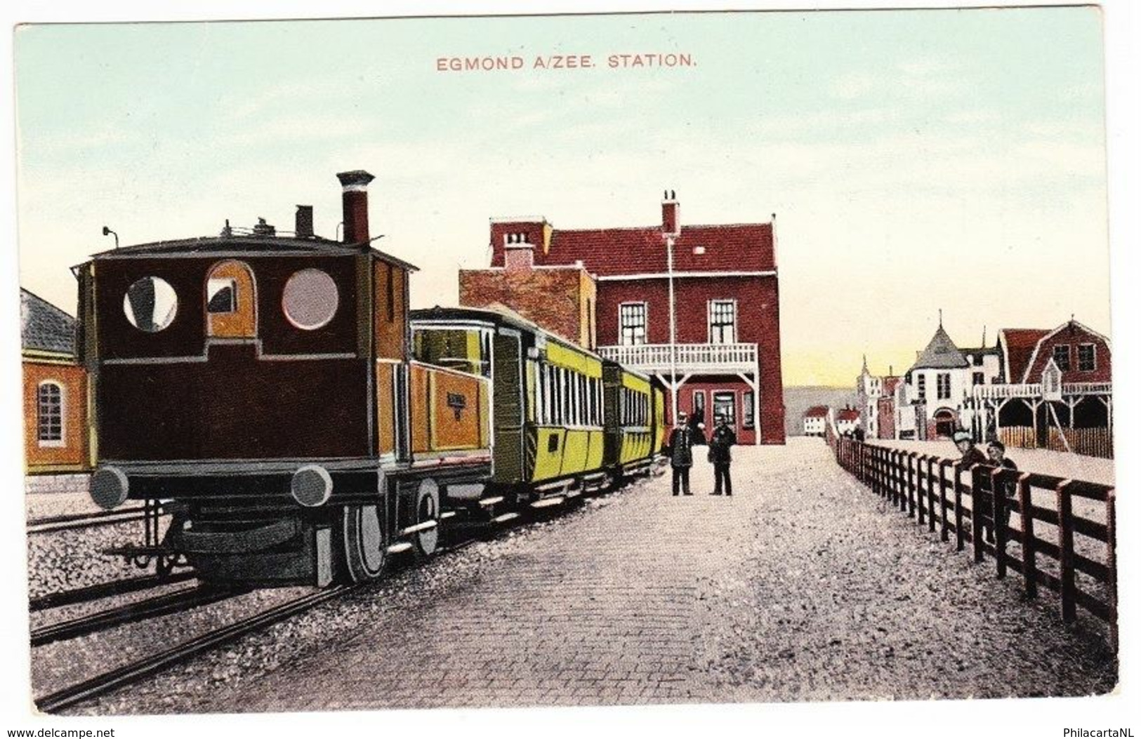 Egmond Aan Zee - Station Met Trein - Egmond Aan Zee