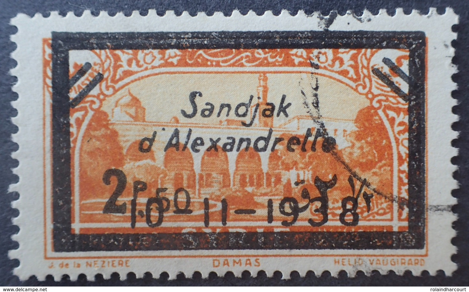 DF50500/1031 - 1938 - COLONIES FR. - ALEXANDRETTE - N°15 ☉ - Cote (2020) : 30,00 € - Used Stamps