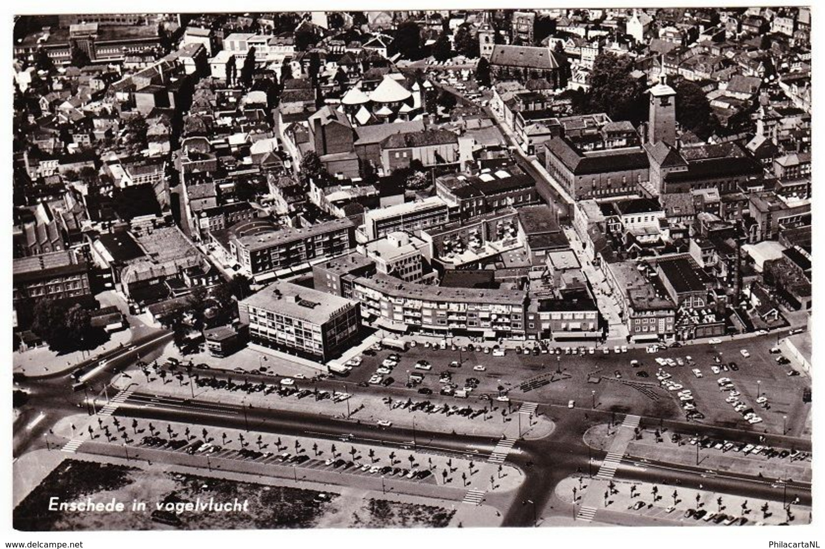 Enschede - Stadsgezicht In Vogelvlucht - Enschede