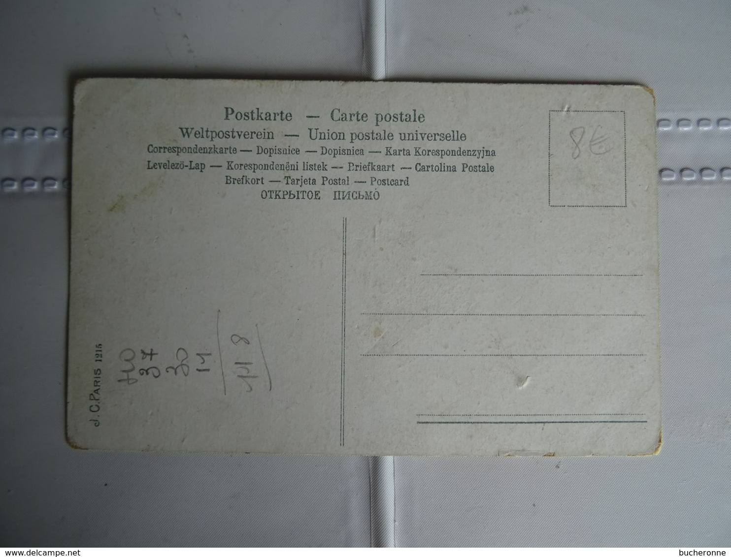 CPA POSTE FRANCAISE Facteur 1900  TBE - Postzegels (afbeeldingen)