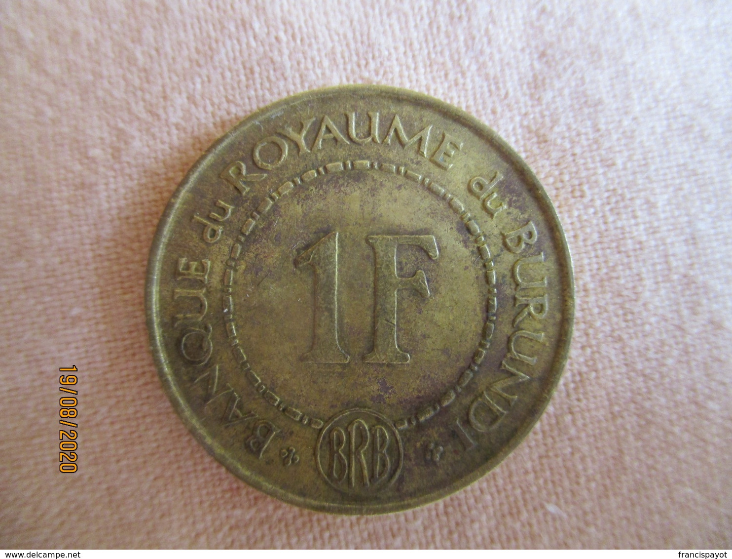 Burundi: 1 Franc 1965 - Burundi