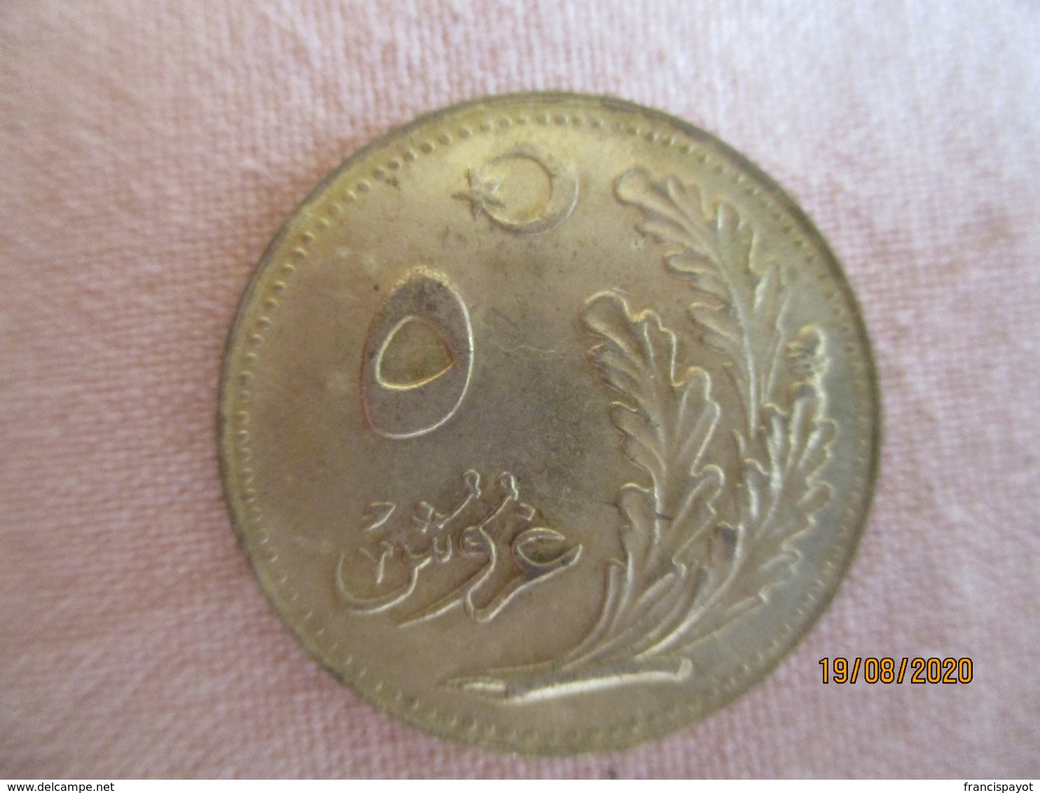 Turkey: 5 Kurush 1340 (HE) - Turkey