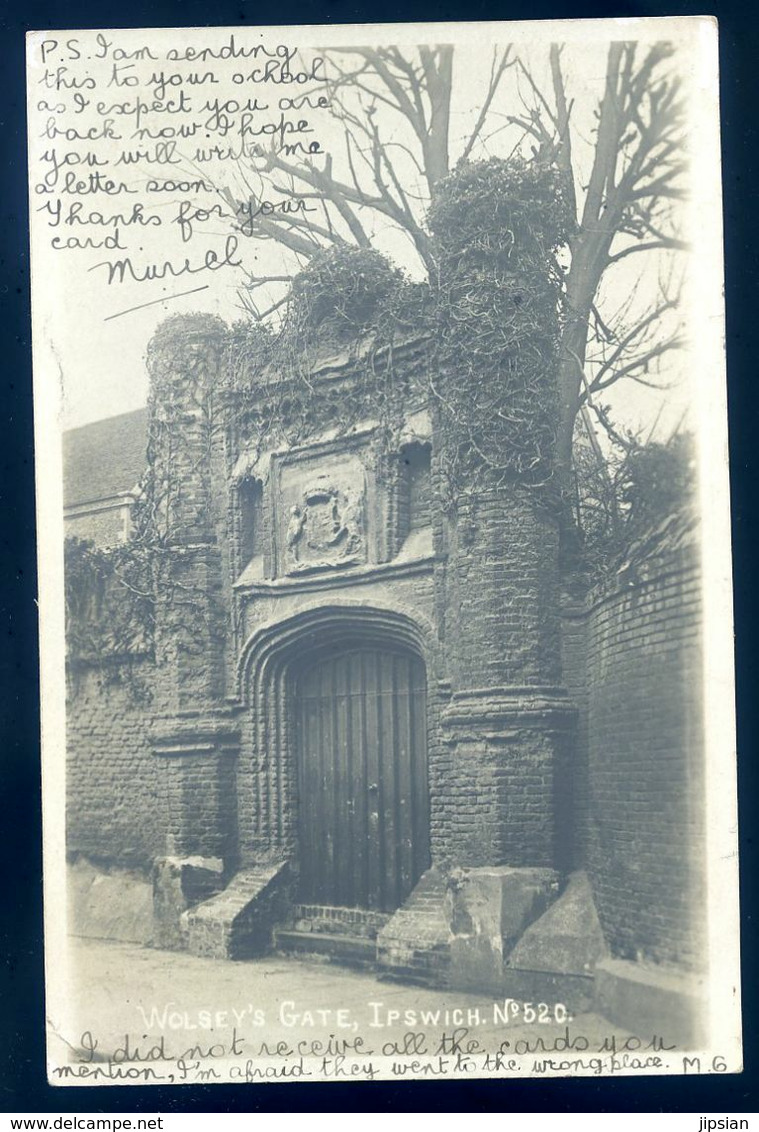 Cpa Carte Photo Angleterre  Ipswich Wolsey's Gate   AVR173-bis - Ipswich