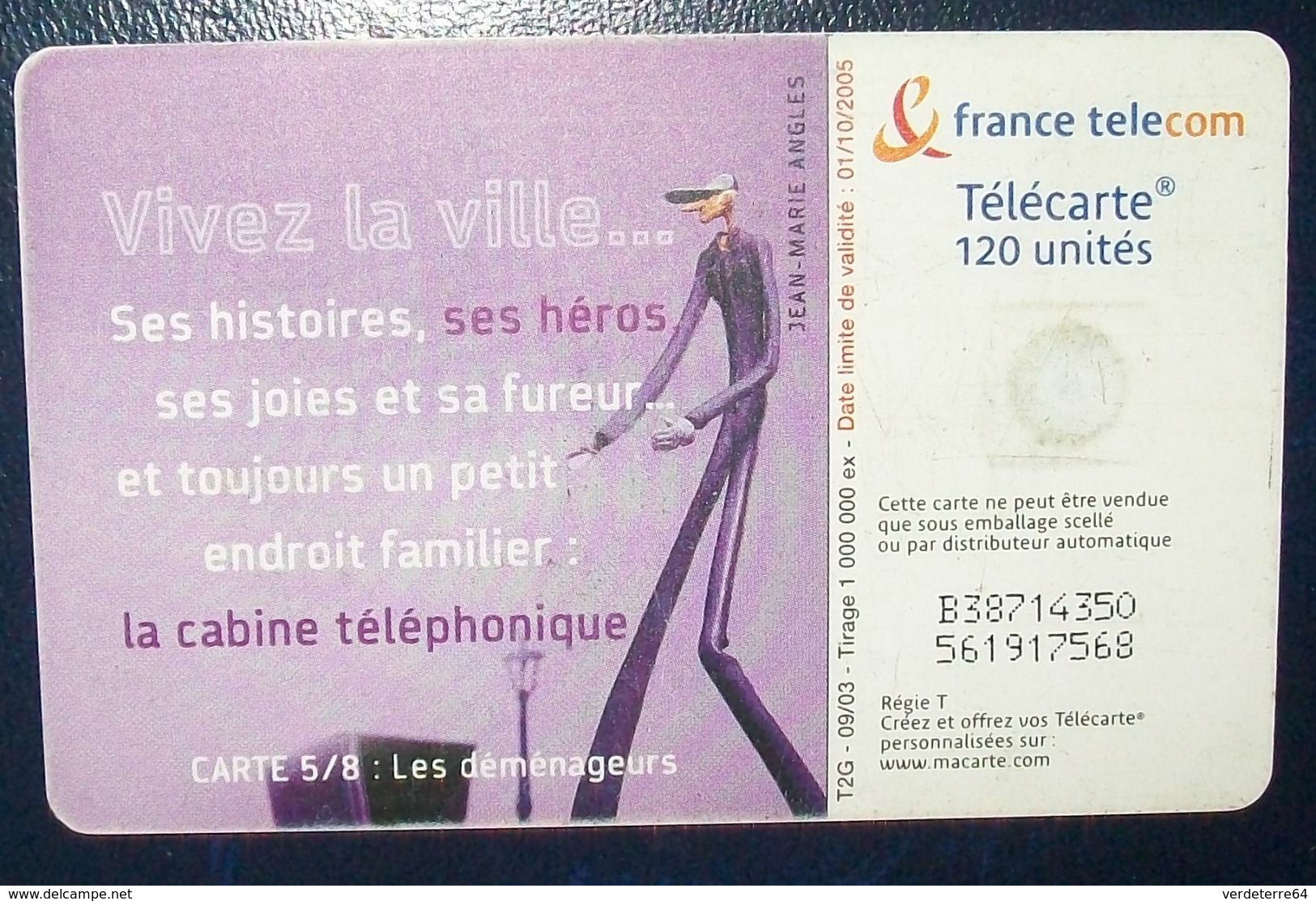 N°69 Télécarte Publique Française Utilisée ( TBE Voir Les 2 Scans Recto / Verso ) - 2003