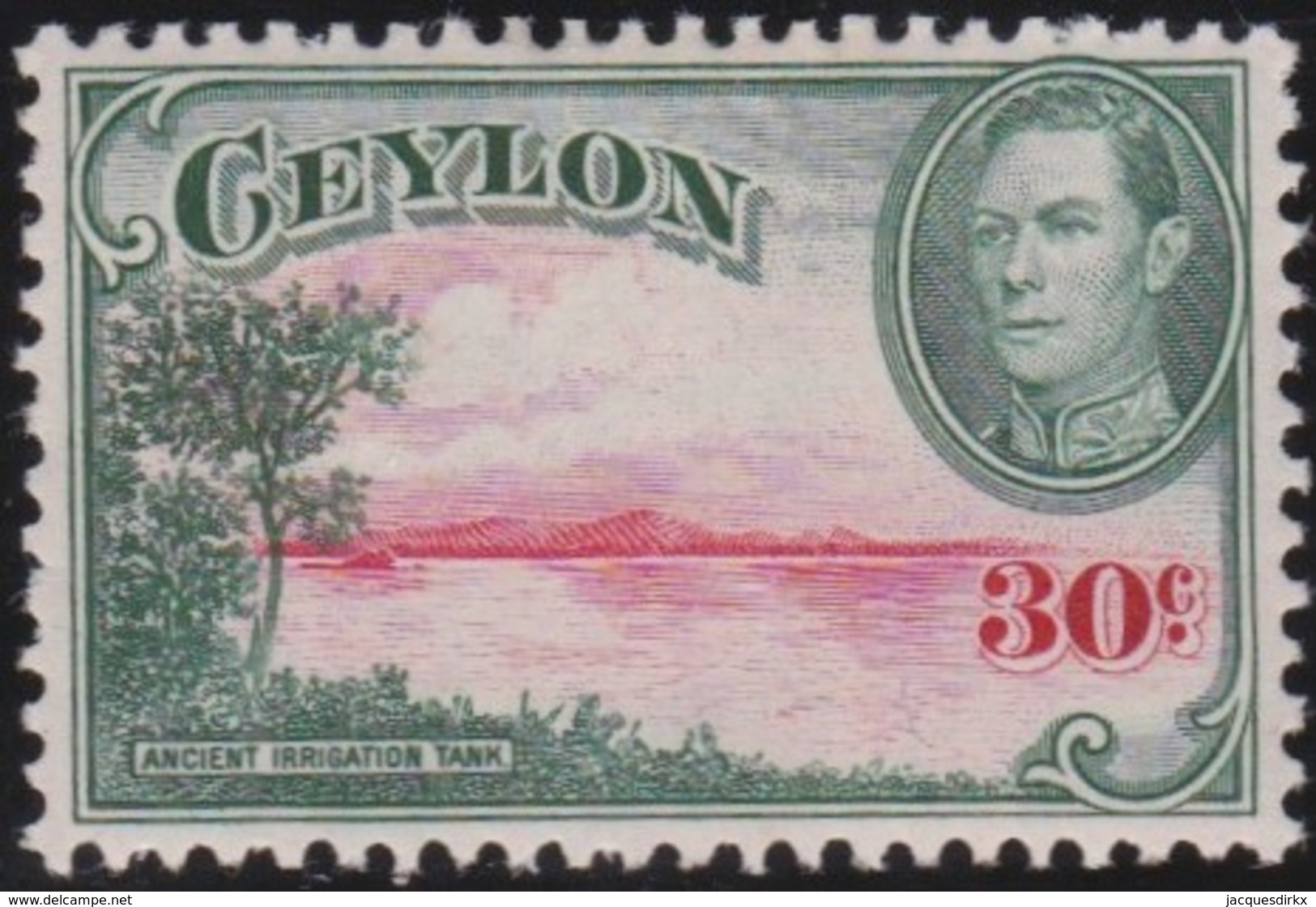 Ceylon    .    SG     .   393     .    *      .    Mint-hinged     .   /   .   Ongebruikt - Ceilán (...-1947)