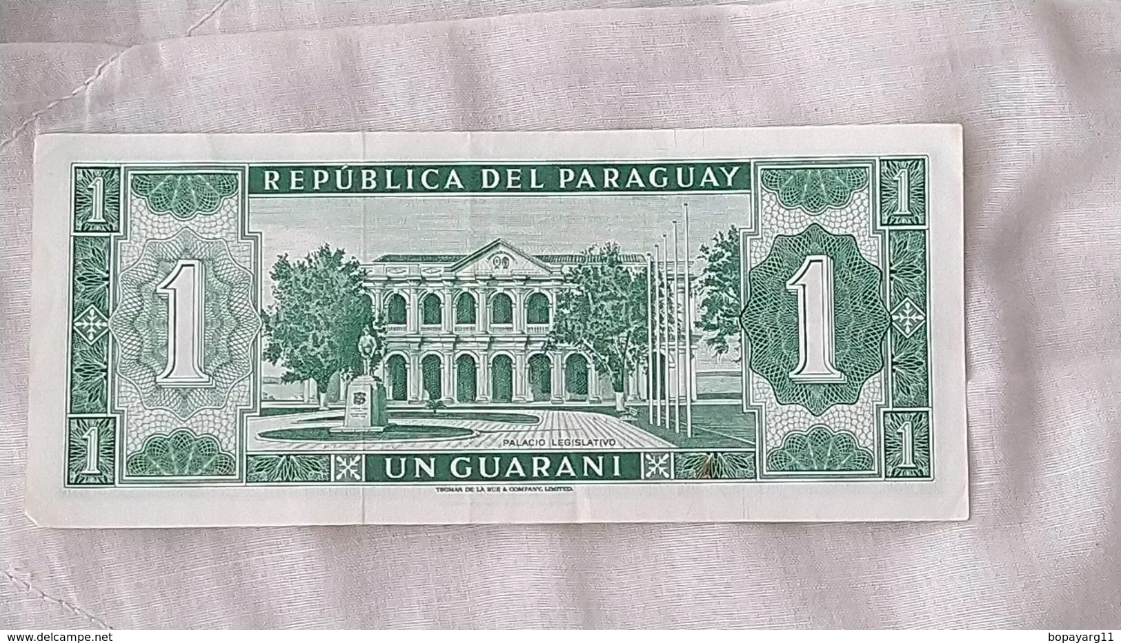 Billet Banknote  Paraguay 1 Guarani Paper Money #16 - Paraguay