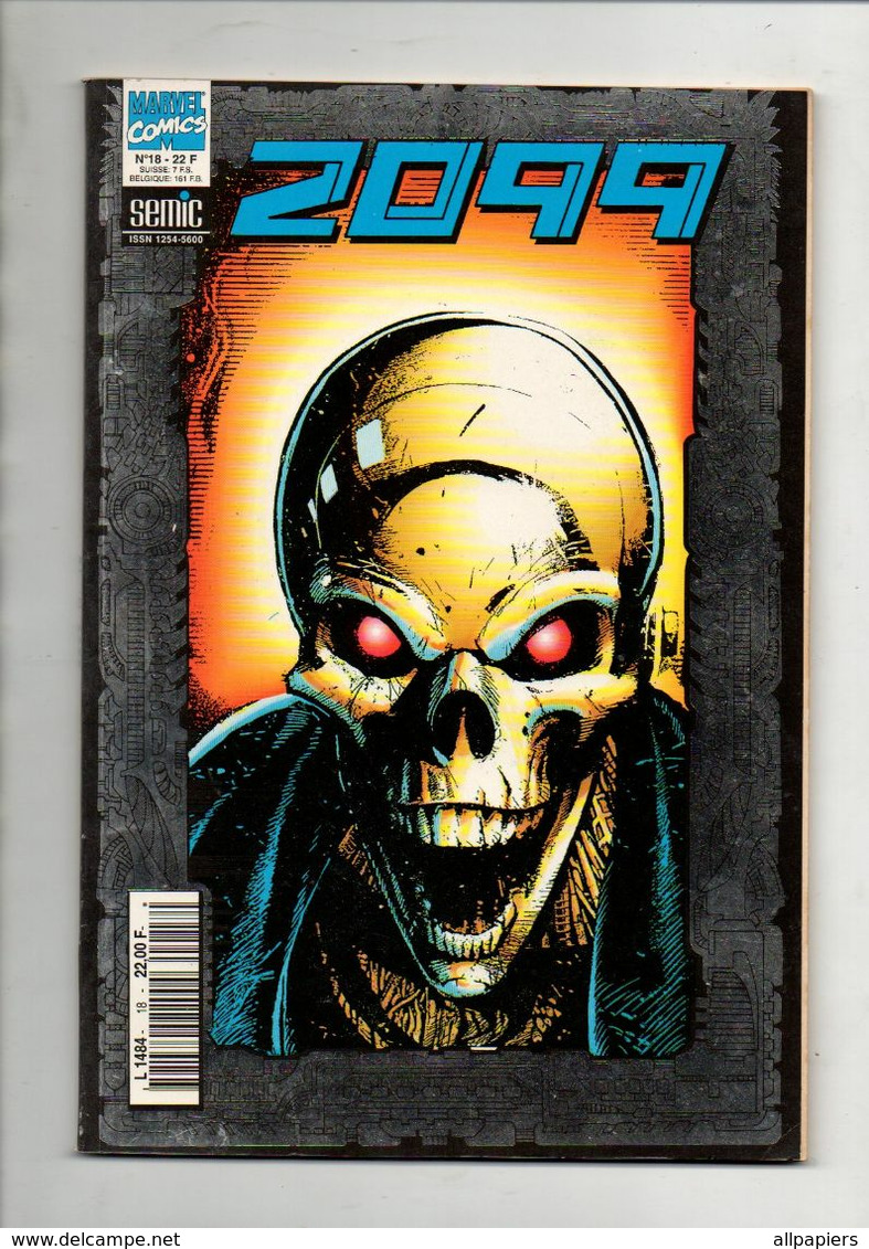 Comic 2099 N°18 Ghost Rider - X-Men - Spider-Man - Fatalis De 1995 - Lug & Semic