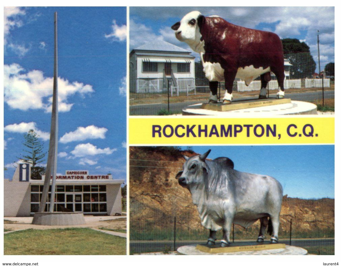 (K 6) Australia - QLD - Rockhampton (with Statue Of Cows) - Rockhampton