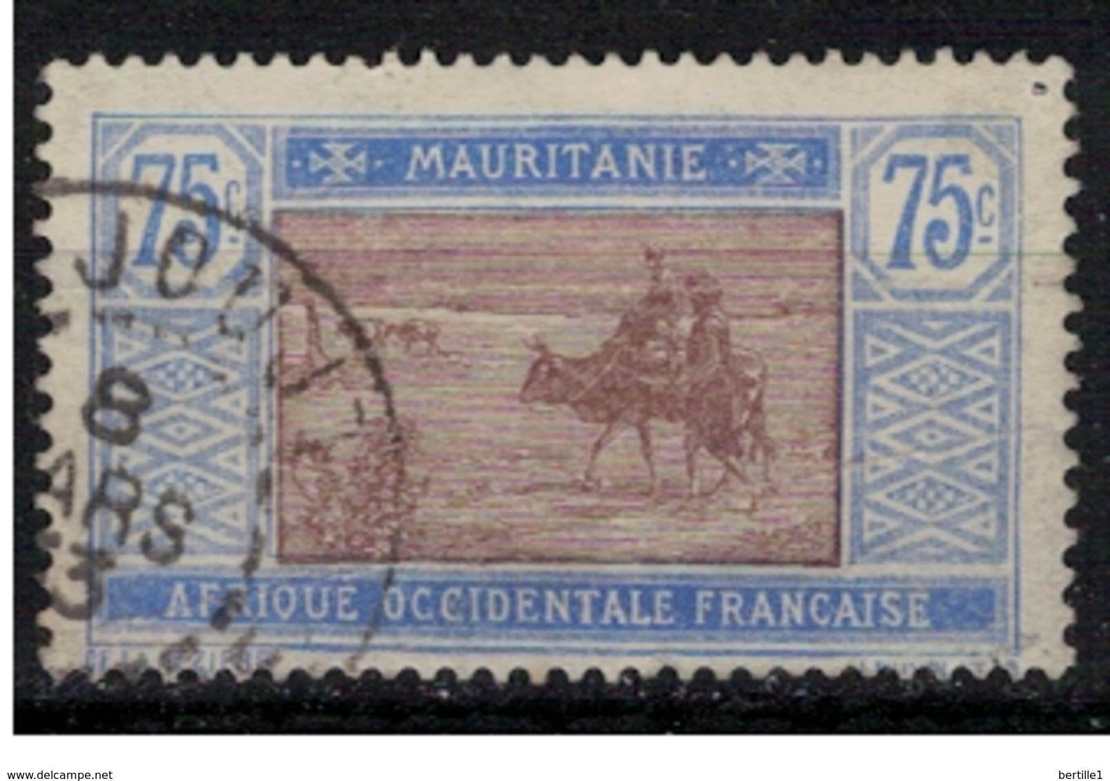 MAURITANIE         N°  YVERT :  30  ( 1 ) OBLITERE       ( OB 8 / 37 ) - Used Stamps